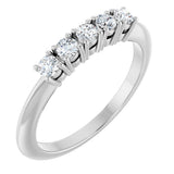 14K White Gold 1/3 CTW Lab-Grown Diamond Anniversary Band