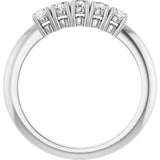 14K White Gold 1/3 CTW Lab-Grown Diamond Anniversary Band