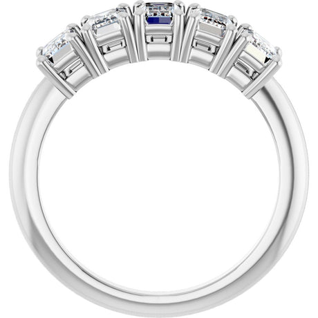 14K White Gold 1 7/8 CTW Lab-Grown Diamond Anniversary Band