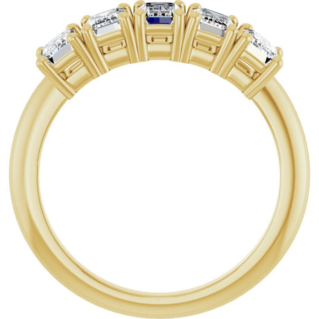14K Yellow Gold 1 7/8 CTW Lab-Grown Diamond Anniversary Band