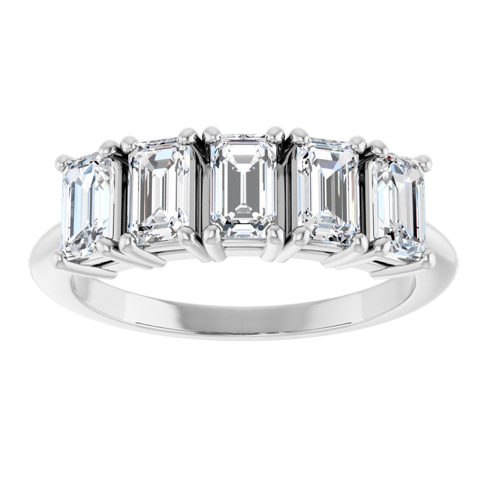 14K White Gold 1 7/8 CTW Lab-Grown Diamond Anniversary Band