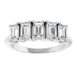 14K White Gold 1 7/8 CTW Lab-Grown Diamond Anniversary Band