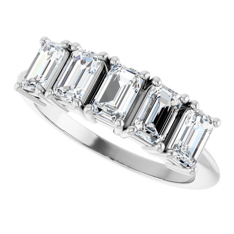 14K White Gold 1 7/8 CTW Lab-Grown Diamond Anniversary Band