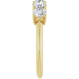 14K Yellow Gold 1 1/3 CTW Lab-Grown Diamond Anniversary Band