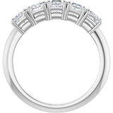 14K White Gold 3/4 CTW Lab-Grown Diamond Anniversary Band