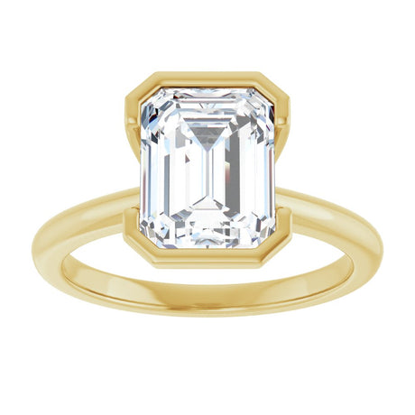 14K Yellow Gold 2 1/2 CTW Lab-Grown Diamond Engagement Ring
