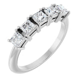 14K White Gold 3/4 CTW Lab-Grown Diamond Anniversary Band