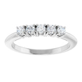 14K White Gold 1/3 CTW Lab-Grown Diamond Anniversary Band