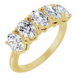 14K Yellow Gold 2 CTW Lab-Grown Diamond Anniversary Band
