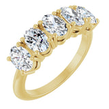 14K Yellow Gold 2 CTW Lab-Grown Diamond Anniversary Band