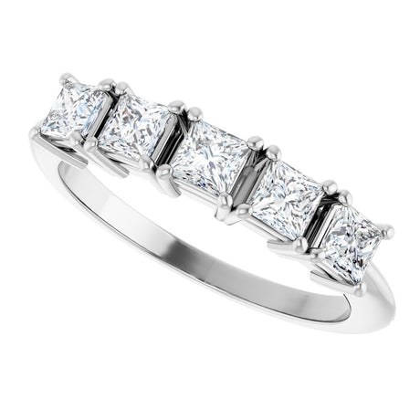 14K White Gold 3/4 CTW Lab-Grown Diamond Anniversary Band