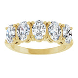 14K Yellow Gold 2 CTW Lab-Grown Diamond Anniversary Band