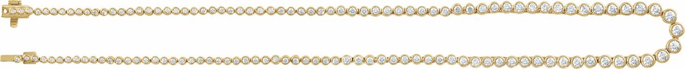 14K Yellow Gold 5 1/5 CTW Lab-Grown Diamond 16" Necklace