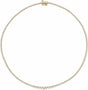 14K Yellow Gold 6 5/8 CTW Lab-Grown Diamond 16 1/2" Line Necklace