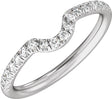 14K White Gold 1/3 CTW Lab-Grown Diamond Band