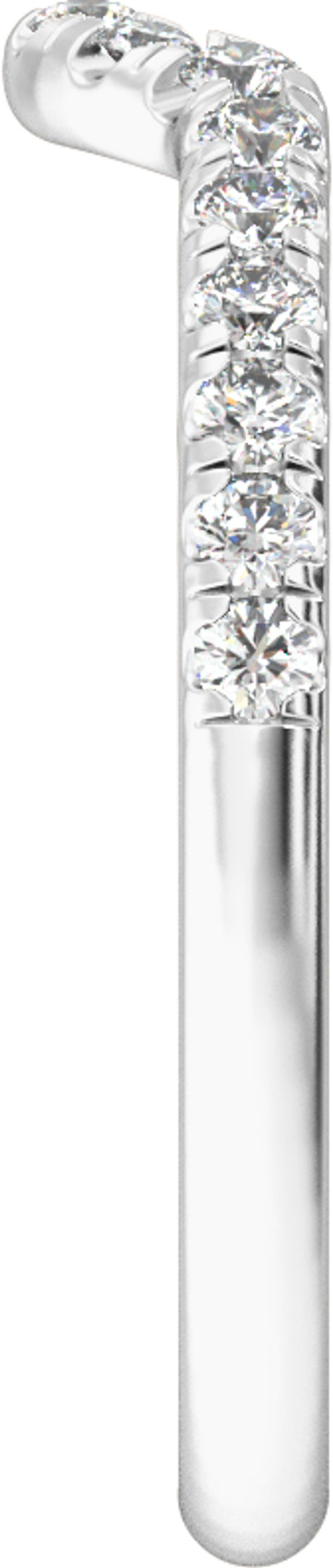 14K White Gold 1/3 CTW Lab-Grown Diamond Band