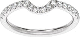 14K White Gold 1/3 CTW Lab-Grown Diamond Band