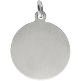 Sterling Silver St. Michael Medal Pendant