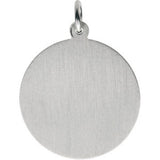 Sterling Silver St. Michael Medal Pendant