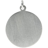 Sterling Silver St. Michael Medal Pendant