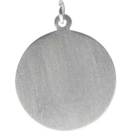 Sterling Silver St. Michael Medal Pendant