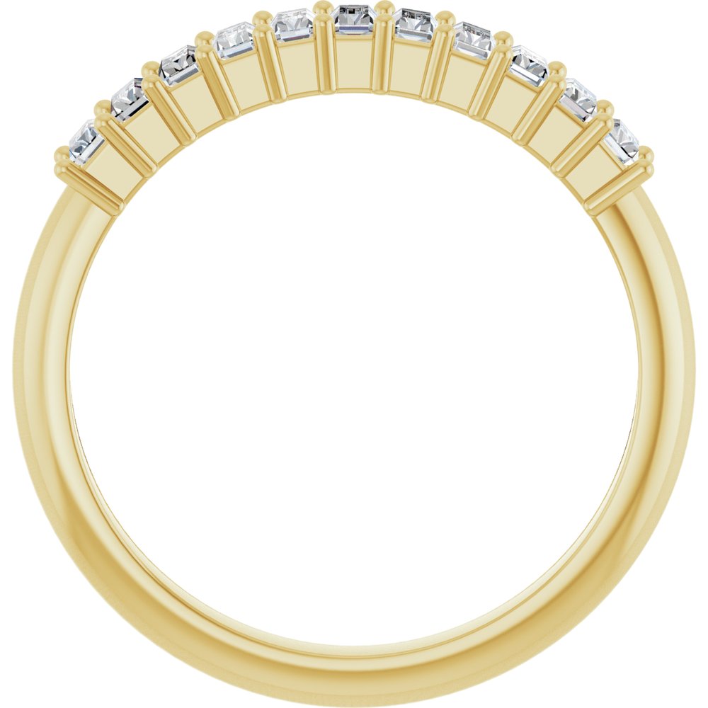 14K Yellow Gold 1/3 CTW Lab-Grown Diamond Anniversary Band