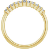 14K Yellow Gold 1/2 CTW Natural Diamond Anniversary Band