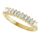 14K Yellow Gold 1/3 CTW Lab-Grown Diamond Anniversary Band