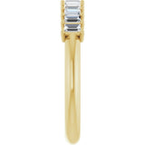 14K Yellow Gold 1/3 CTW Lab-Grown Diamond Anniversary Band