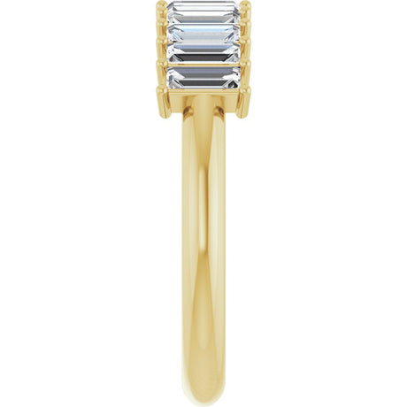 14K Yellow Gold 5/8 CTW Lab-Grown Diamond Anniversary Band