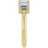 14K Yellow Gold 5/8 CTW Lab-Grown Diamond Anniversary Band