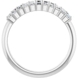 14K White Gold 5/8 CTW Lab-Grown Diamond Anniversary Band