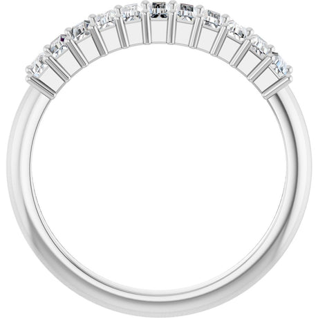 14K White Gold 5/8 CTW Lab-Grown Diamond Anniversary Band