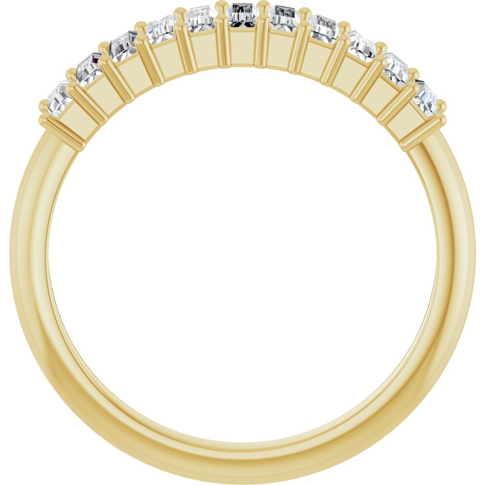 14K Yellow Gold 5/8 CTW Lab-Grown Diamond Anniversary Band