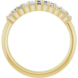 14K Yellow Gold 5/8 CTW Lab-Grown Diamond Anniversary Band