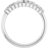 14K White Gold 5/8 CTW Lab-Grown Diamond Anniversary Band
