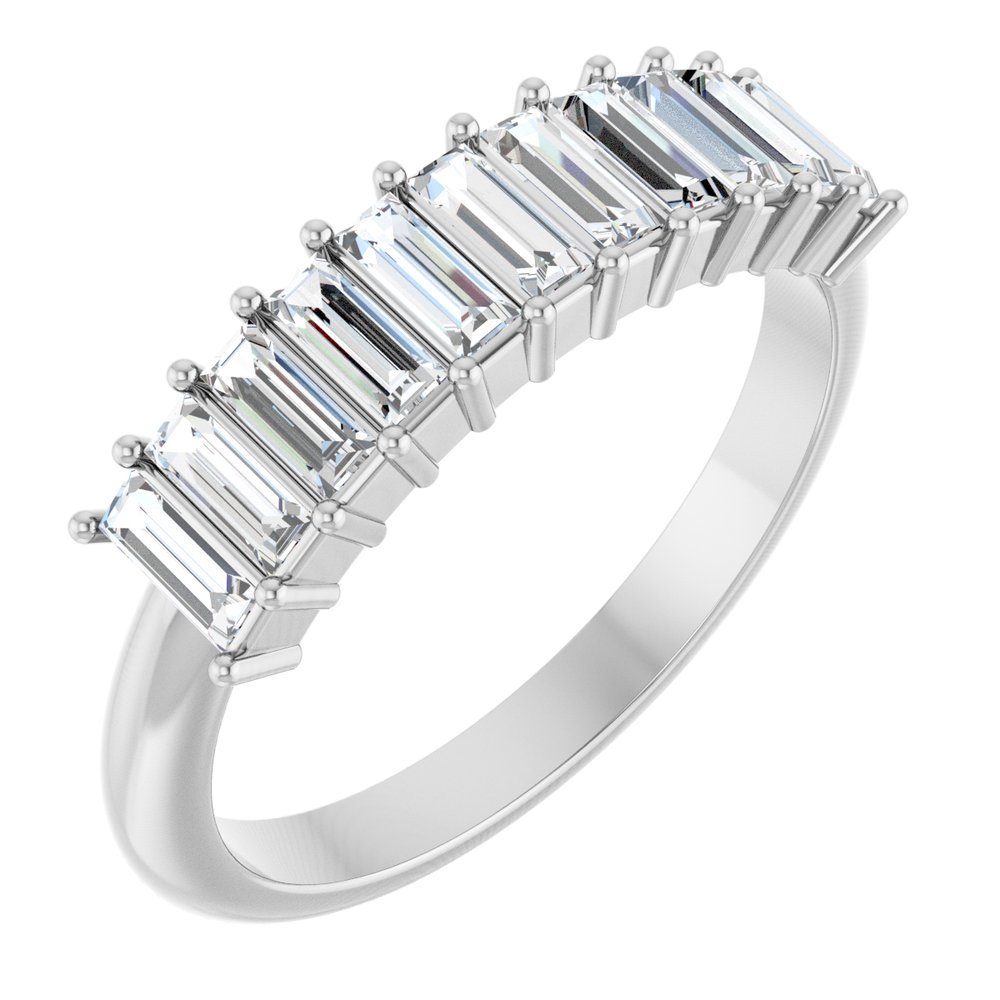 14K White Gold 5/8 CTW Lab-Grown Diamond Anniversary Band