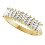 14K Yellow Gold 3/4 CTW Natural Diamond Anniversary Band