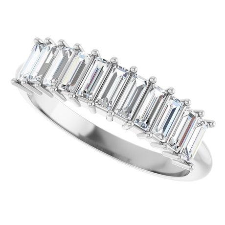 14K White Gold 5/8 CTW Lab-Grown Diamond Anniversary Band