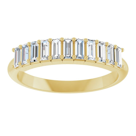 14K Yellow Gold 1/2 CTW Lab-Grown Diamond Anniversary Band