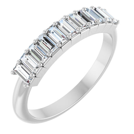 14K White Gold 1/2 CTW Lab-Grown Diamond Anniversary Band