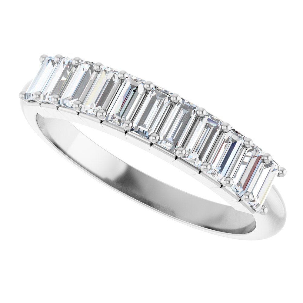 14K White Gold 1/2 CTW Lab-Grown Diamond Anniversary Band