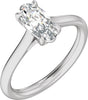 14K White Gold 1 CTW Lab-Grown Diamond Engagement Ring