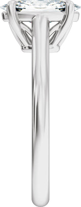 14K White Gold 1 CTW Lab-Grown Diamond Engagement Ring