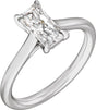 14K White Gold 1 CTW Lab-Grown Diamond Engagement Ring