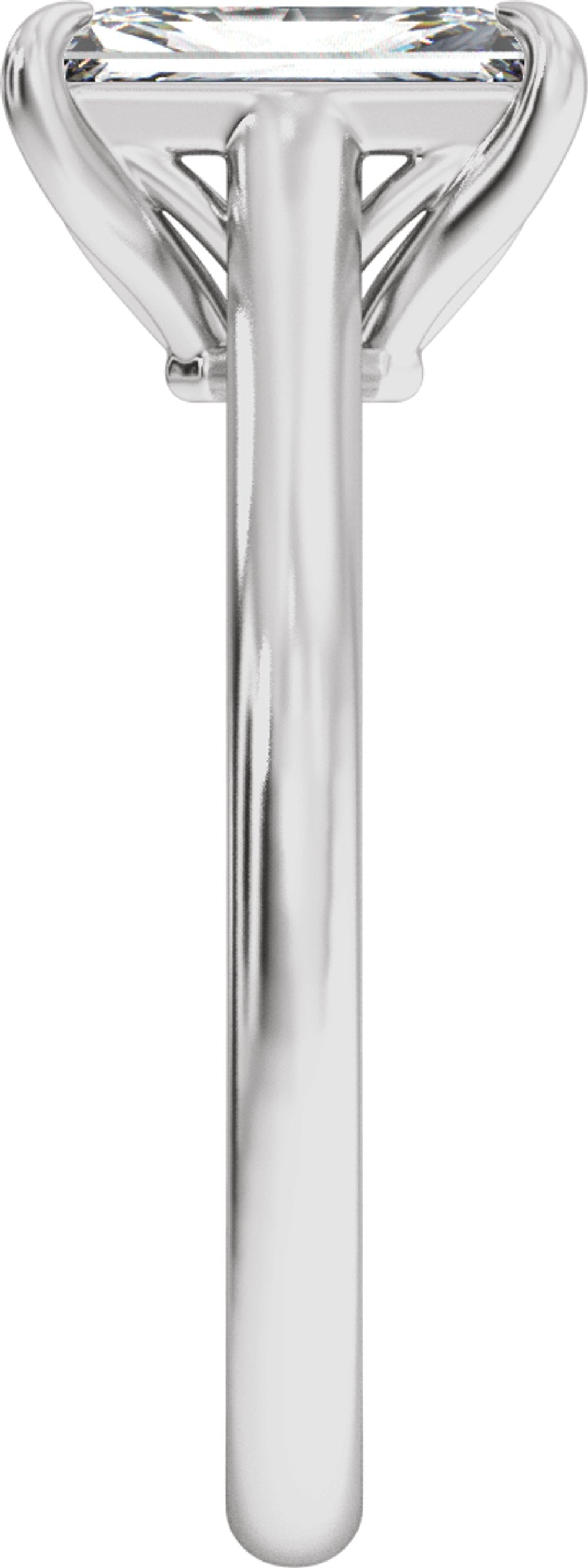 14K White Gold 1 CTW Lab-Grown Diamond Engagement Ring