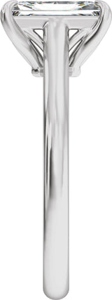 14K White Gold 1 CTW Lab-Grown Diamond Engagement Ring