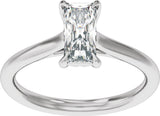 14K White Gold 1 CTW Lab-Grown Diamond Engagement Ring