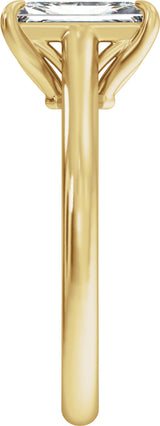 14K Yellow Gold 1 CTW Lab-Grown Diamond Engagement Ring