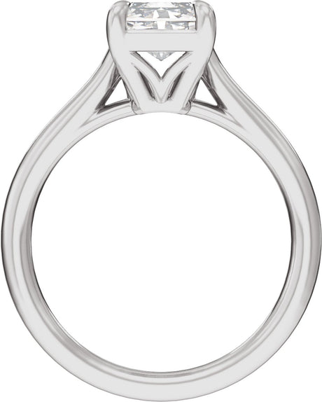14K White Gold 2 CTW Lab-Grown Diamond Engagement Ring